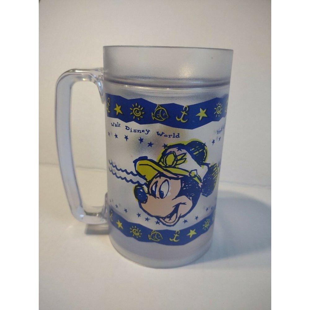 Vintage Freezer MUG CUP DISNEY MAGIC KINGDOM SOUVENIR THERMO SERV MADE IN USA